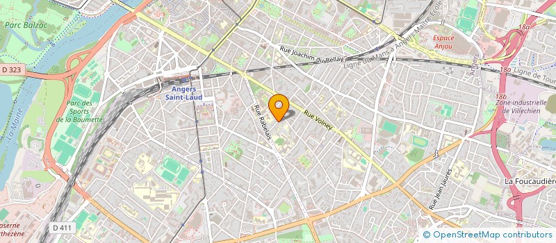 localisation de l'entreprise COPR RES CUBAIN à ANGERS