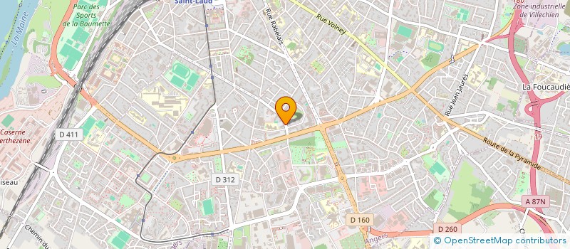 localisation de l'entreprise COPR RES D'ORGEMONT à ANGERS