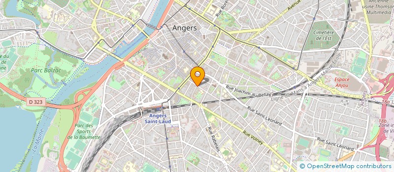 localisation de l'entreprise COPR RES DE L ARCEAU à ANGERS