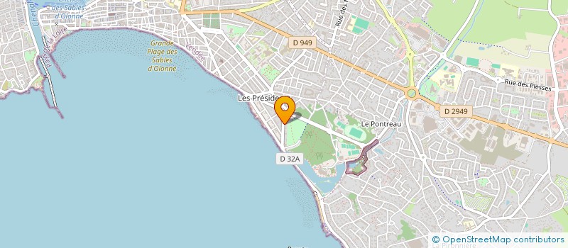 localisation de l'entreprise COPR RES DE TANCHET à LES SABLES D'OLONNE