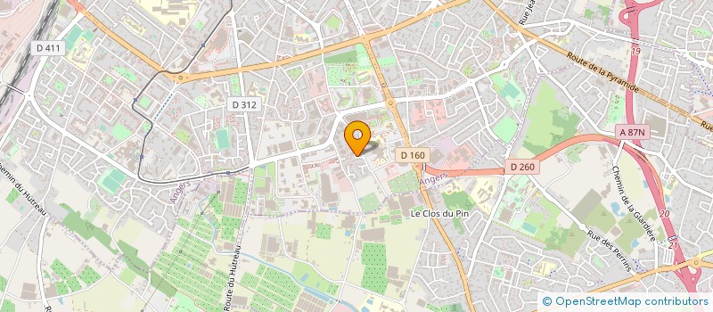 localisation de l'entreprise COPR RES DOMAINE VERT à ANGERS