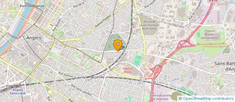 localisation de l'entreprise COPR RES DU PUY GARNIER à ANGERS