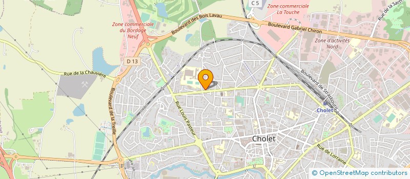 localisation de l'entreprise COPR RES ETOILE à CHOLET