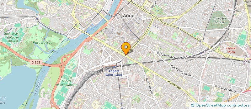 localisation de l'entreprise COPR RES FOCH à ANGERS