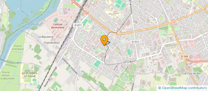 localisation de l'entreprise COPR RES FONTENY à ANGERS