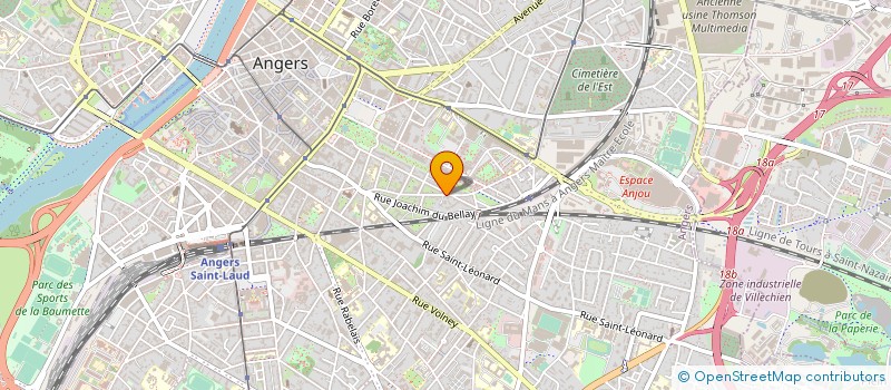 localisation de l'entreprise COPR RES FRANKLIN à ANGERS