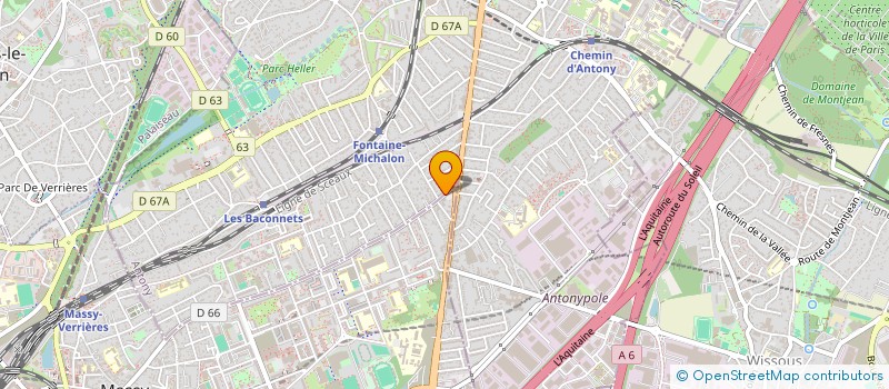 localisation de l'entreprise COPR RES GASCOGNE 1 AV PDT KENNEDY 1 RUE PAUL BOUDET 91 MASSY à MASSY