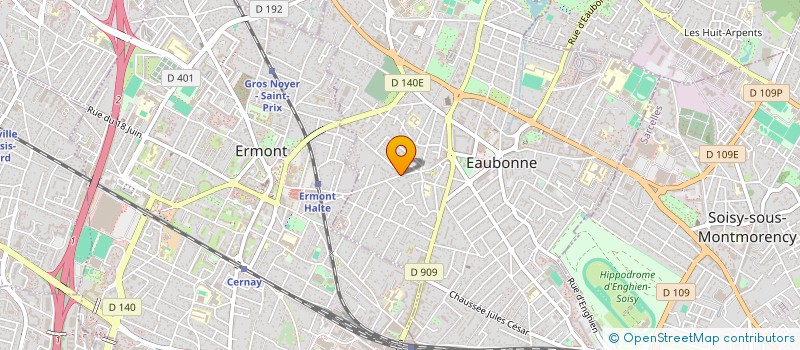 localisation de l'entreprise COPR RES GEORGES V 95600 EAUBONNE à EAUBONNE