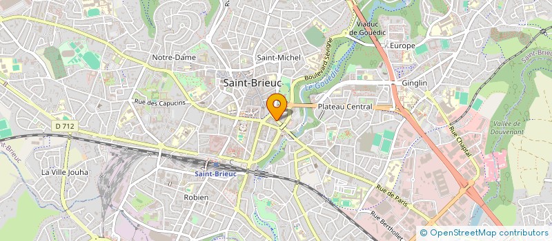 localisation de l'entreprise COPR RES GOUEDIC à SAINT-BRIEUC