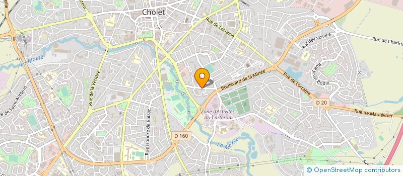 localisation de l'entreprise COPR RES ISABELLE à CHOLET