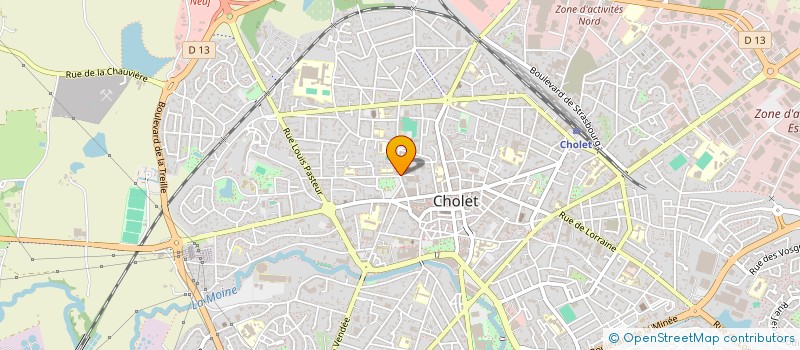 localisation de l'entreprise COPR RES JEAN JAURES à CHOLET