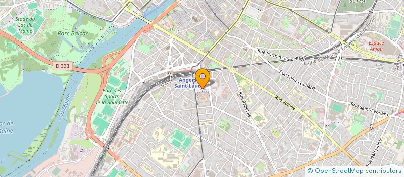 localisation de l'entreprise COPR RES LA FAYETTE à ANGERS