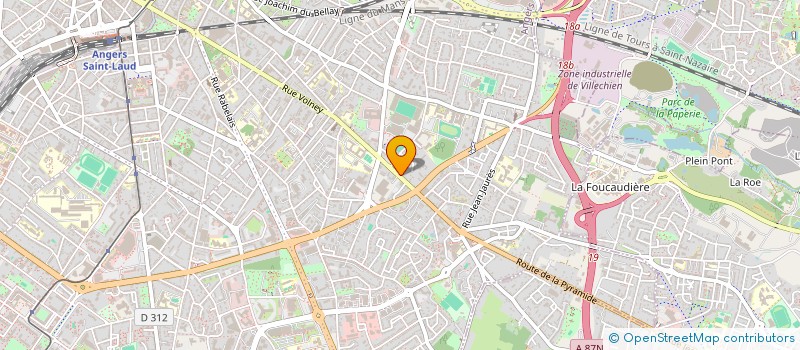 localisation de l'entreprise COPR RES LA MADELEINE à ANGERS