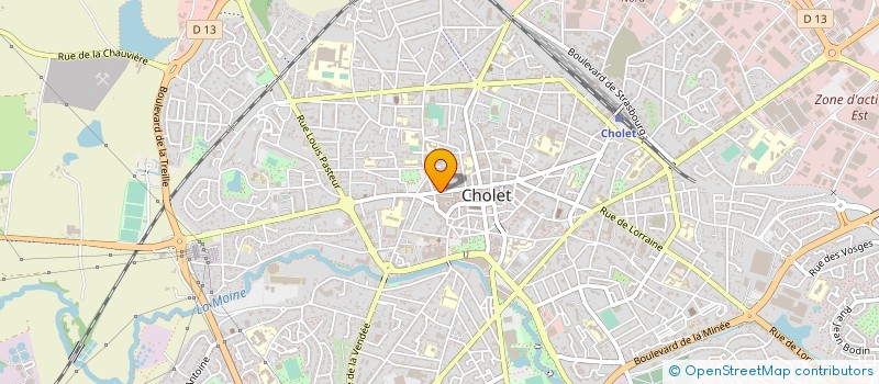 localisation de l'entreprise COPR RES LA PAIX à CHOLET