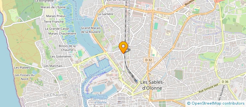 localisation de l'entreprise COPR RES LA PETITE GARLIERE à LES SABLES D'OLONNE