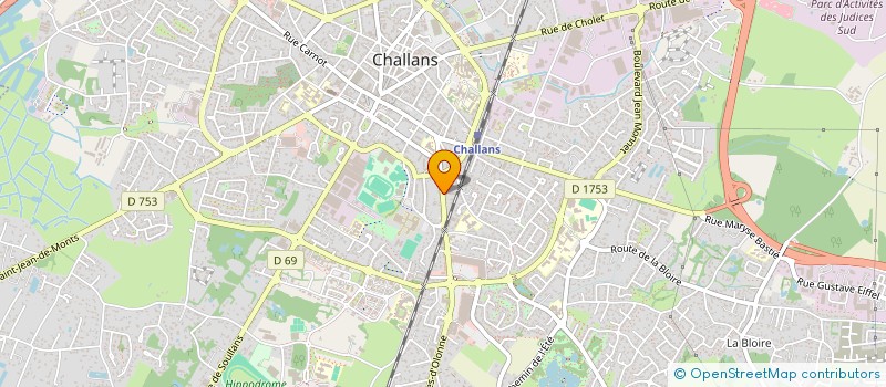 localisation de l'entreprise COPR RES LA ROSE DES SABLES à CHALLANS