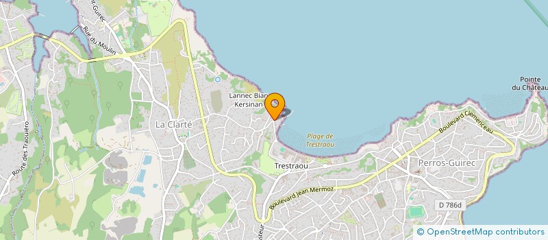 localisation de l'entreprise COPR RES LA ROSERAIE à PERROS-GUIREC