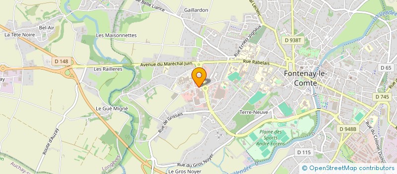 localisation de l'entreprise COPR RES LA TOUR CHAMIRAUD  FONTENAY-LE-COMTE