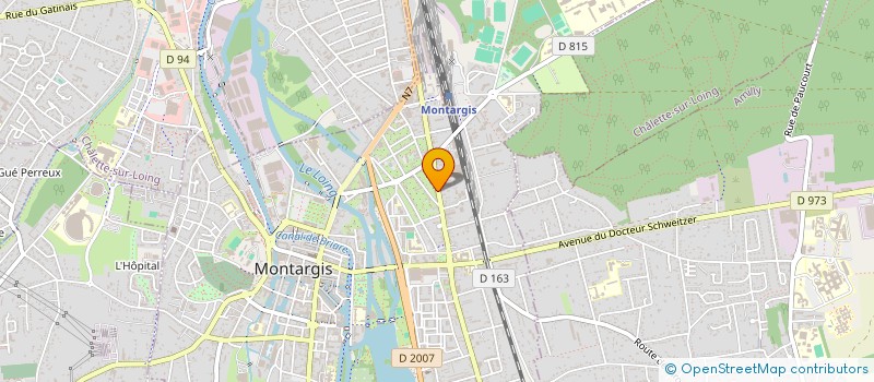 localisation de l'entreprise COPR RES LAHIRE à MONTARGIS