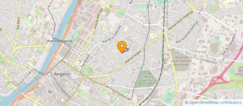 localisation de l'entreprise COPR RES LAMORICIERE à ANGERS