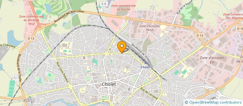 localisation de l'entreprise COPR RES LE CHAMBORD à CHOLET