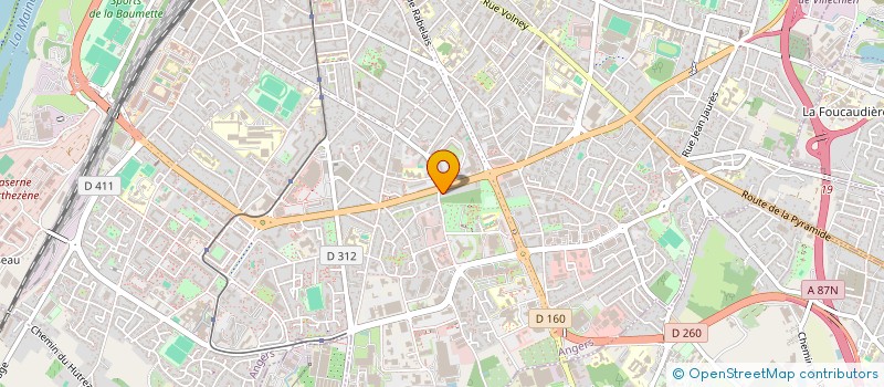 localisation de l'entreprise COPR RES LE PARC à ANGERS