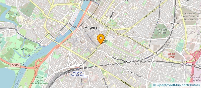 localisation de l'entreprise COPR RES LE SERRANT à ANGERS