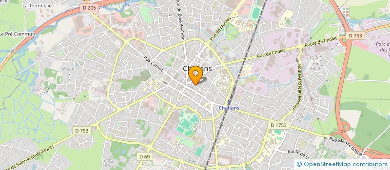 localisation de l'entreprise COPR RES LES ALISIERS à CHALLANS
