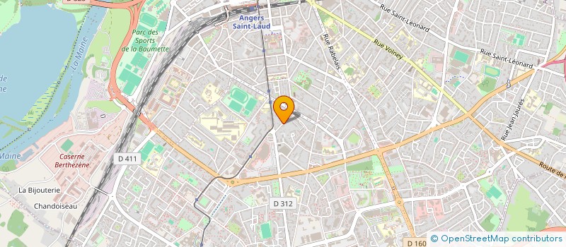 localisation de l'entreprise COPR RES LES CHAMPS VERTS à ANGERS