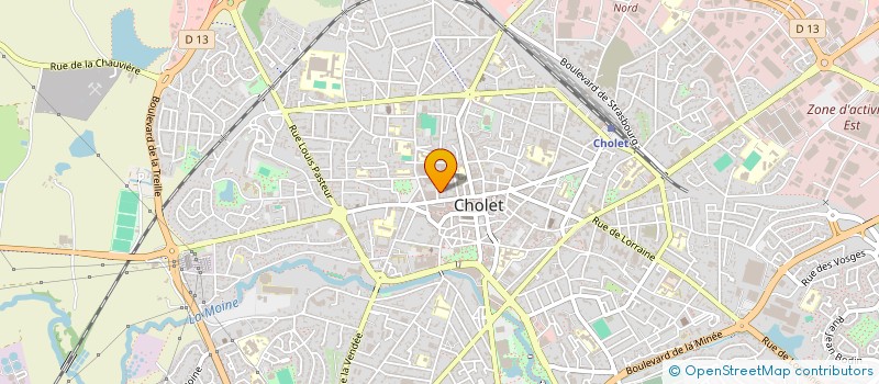 localisation de l'entreprise COPR RES LES COLOMBES à CHOLET