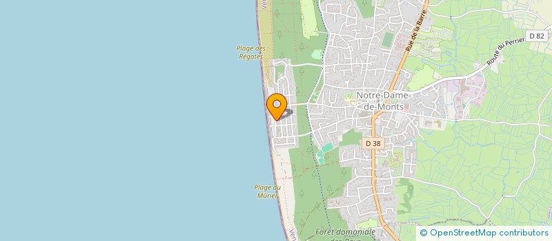 localisation de l'entreprise COPR RES LES EMBRUNS  NOTRE-DAME-DE-MONTS