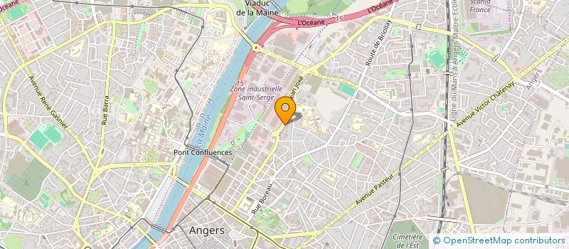 localisation de l'entreprise COPR RES LES FLORALIES à ANGERS