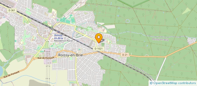 localisation de l'entreprise COPR RES LES MAGNOLIAS  ROISSY-EN-BRIE