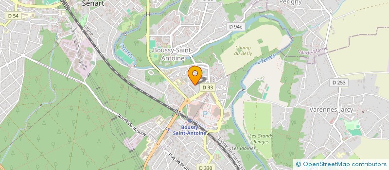 localisation de l'entreprise COPR RES LES MARELLES 91800 BOUSSY ST ANTOINE à BOUSSY-SAINT-ANTOINE