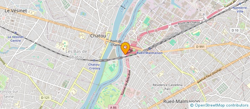 localisation de l'entreprise COPR RES LES NOUVEAUX MARTINETS à RUEIL MALMAISON