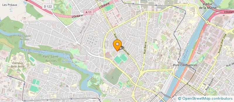 localisation de l'entreprise COPR RES LES REVERIES à ANGERS