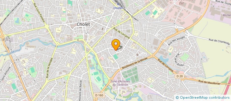 localisation de l'entreprise COPR RES LES ROCHES à CHOLET