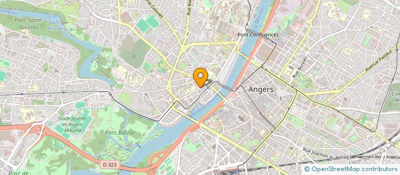 localisation de l'entreprise COPR RES LES TOURELLES à ANGERS