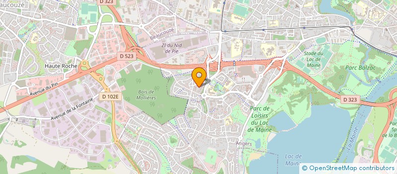 localisation de l'entreprise COPR RES LES TRANCHANDIERES à ANGERS