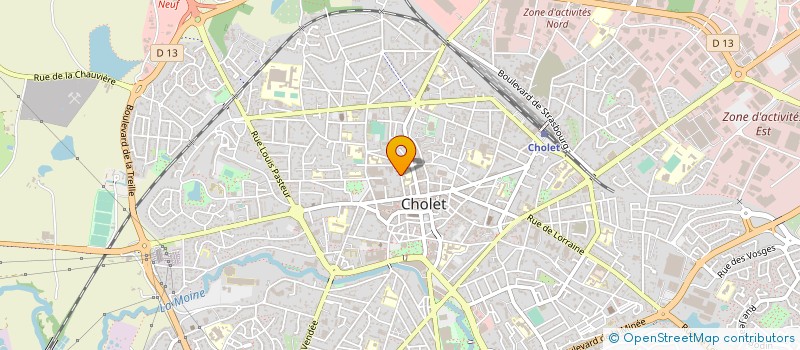 localisation de l'entreprise COPR RES LOGIS TRAVOT à CHOLET