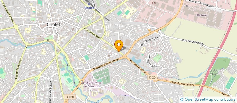 localisation de l'entreprise COPR RES LORRAINE à CHOLET