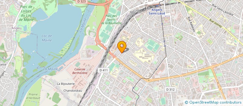 localisation de l'entreprise COPR RES MERMOZ à ANGERS