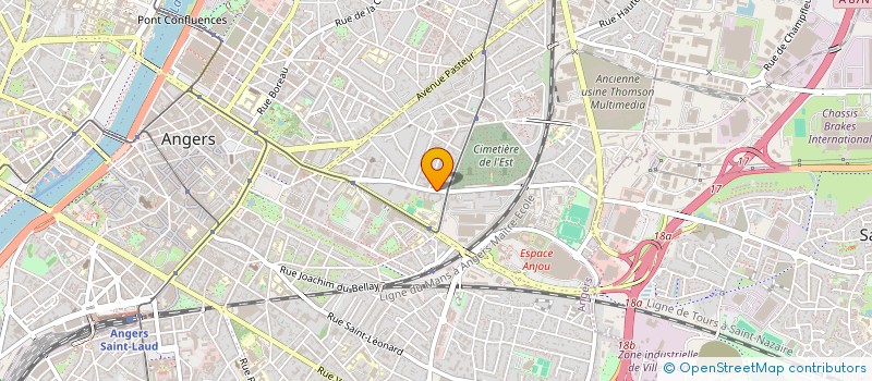 localisation de l'entreprise COPR RES MONTAIGNE à ANGERS