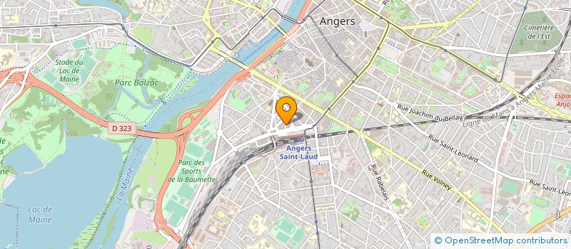 localisation de l'entreprise COPR RES PAUL BERT à ANGERS