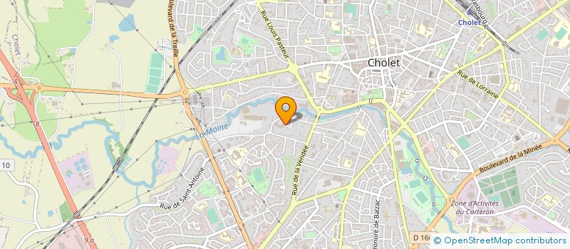 localisation de l'entreprise COPR RES PONT NEUF à CHOLET