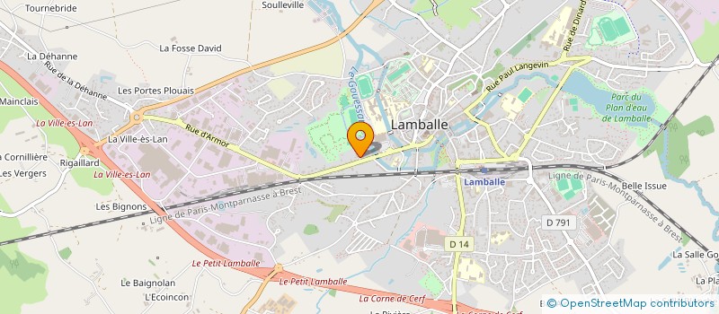 localisation de l'entreprise COPR RES PRE FARVEL à LAMBALLE-ARMOR
