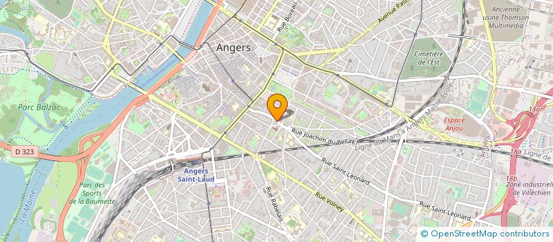 localisation de l'entreprise COPR RES R HANNELOUP à ANGERS