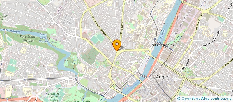 localisation de l'entreprise COPR RES R ST LAZARE à ANGERS