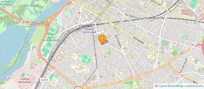 localisation de l'entreprise COPR RES RACINE à ANGERS