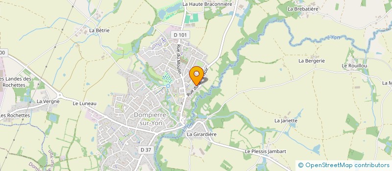 localisation de l'entreprise COPR RES SAINT JOSEPH  DOMPIERRE-SUR-YON